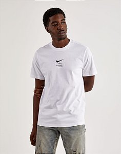 Camiseta Nike Masculina Sportswear Big Swoosh- Branca DZ2881