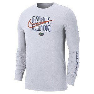 Manga Longa Nike Masculina Florida Back 2 School - Branca FJ7961