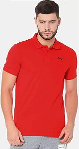 Polo Puma Masculina Ess- Vermelha