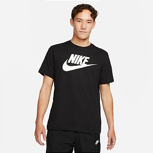 Camiseta Nike Masculina Sportswear Tee Icon Futura - Preta AR5004