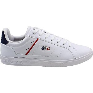 Tênis Lacoste Masculino Europa Pro Francês  - Branco