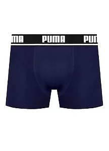 Cueca Puma Masculina Box Cotton - Azul Marinho (602)