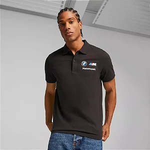 Polo Puma Masculina BMW Motorsport Essentials- Preta 621312