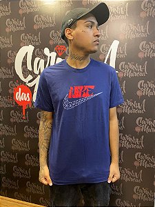 Camiseta Nike Masculina Sportswear- Azul  marinho HF0479