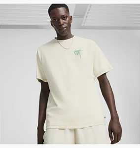 Camiseta Puma Masculina Re:Collection Tee - Bege