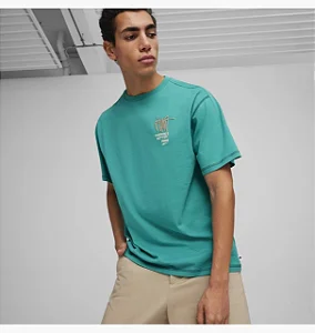 Camiseta Puma Masculina Re:Collection Tee - Verde