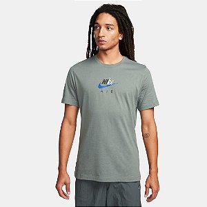 Camiseta Nike  Masculina Sportswear Connect - Cinza HJ0473