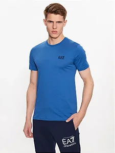 Camiseta EA7 Emporio Armani- Masculina - Azul