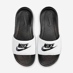 Chinelo Nike Masculino Victori One Masculino - BRANCO/PRETO - CN9675