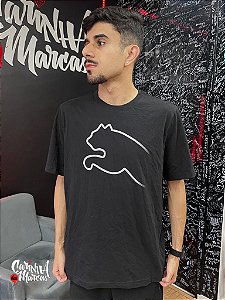 Camiseta Puma Masculina Graphic Tee For All Time- Preta