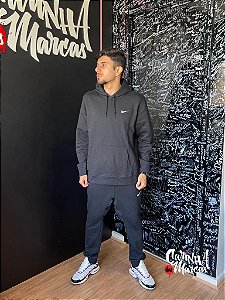 Agasalho Nike Masculino Club Fleece - Preto  611457