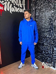 Agasalho Nike  Masculino Club Fleece - Azul 611455