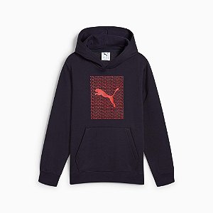 Moletom Puma Masculino Ess Logo Hoodie- Roxo
