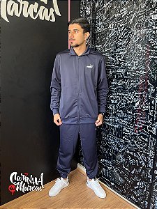 Agasalho Puma Masculino Ess Poly Suit- Azul Marinho