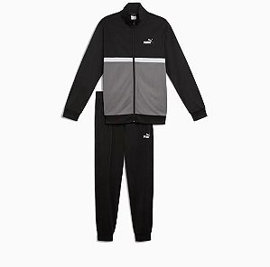 Agasalho Puma Masculino Poly Colorblock- Preto/cinza