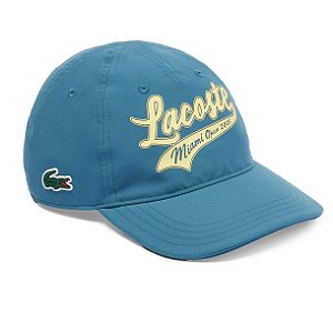 Boné Lacoste Masculino Miami Open - Azul petróleo RK8642