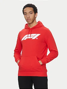 Moletom Puma Masculino F1 Logo Hoodie - Vermelho