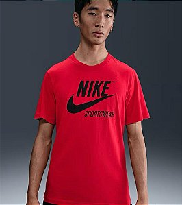 Camiseta Nike Masculina Sportswear- Vermelha BV0620