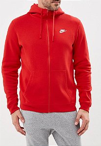 Moletom Nike Masculino Sweat M Nsw Club - Vermelho BV2645