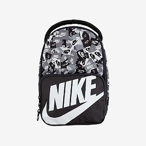 Mini Mochila Nike Classic Logo- cinza/preto  9A2901