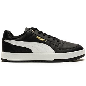 Tênis Puma  Masculino Caven 2.0 BDP - Preto/Branco/dourado