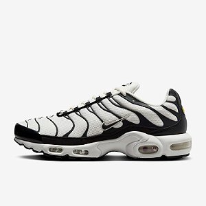 Tênis Nike  Masculino Air Max Plus Essential- Branco/preto FV6264