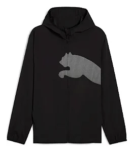 Jaqueta Puma Masculina Train All Day Big Logo - Preta