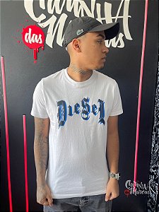 Camiseta Masculina Diesel T Diegor 4 - Branca