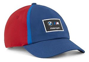 Boné Puma Masculino BMW M Motorsport Heritage - Vermelho/azul 026049
