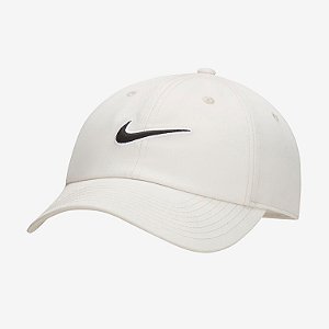 Boné Nike Masculino Club Swoosh- Creme (Tamanho S/M) FB5369