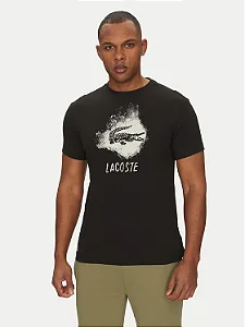 Camiseta Lacoste Masculina Ultradry- Preta TH8917