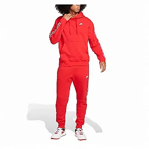 Agasalho Nike Masculino Club Fleece - Vermelho FB7296