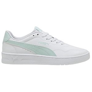 Tênis Puma Feminino Court Lally - Branco + verde água 404439