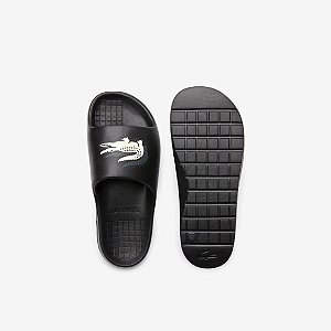 Chinelo Lacoste Masculino Serve Slide 2.0- Preto