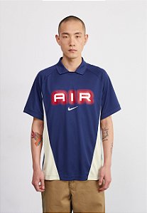 Camisa Polo Masculina Nike Air- Azul marinho HM0173