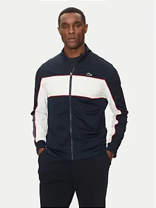 Jaqueta Lacoste Masculina - Azul Marinho /Branco  SH8942