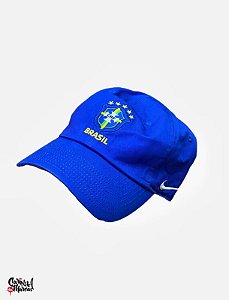 Boné Nike Masculino  Club Cap Seleção Brasileira - Azul ( Tamanho S/M)