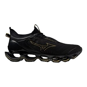 Tênis Mizuno Masculino Wave Prophecy 14 - Preto+Dourado