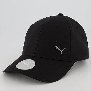 Boné Masculino Puma Cat ESS Metal- Preto