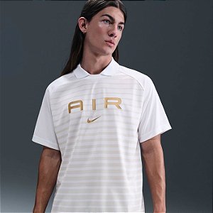 Camisa Polo Masculina Nike Air -Branca  IB8019