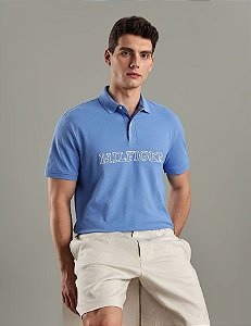 Polo Tommy Hilfiger Masculina Regular Fit - Azul