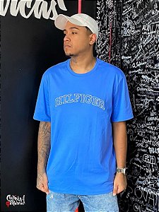 Camiseta Masculina Tommy Hilfiger - Azul
