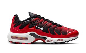 Tênis Nike Masculino Air Max Plus "University Red & Black"- Preto + Vermelho