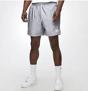 Bermuda Nike Masculina Sportswear Woven Flow- Cinza AR2382