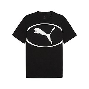 Camiseta Puma Masculina Sport Graphic Tee - Preta 688243