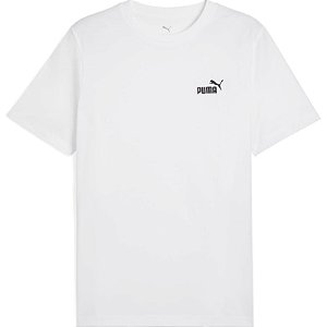 Camiseta Puma Masculina  Essentials Small Logo No. 1- Branca 682534