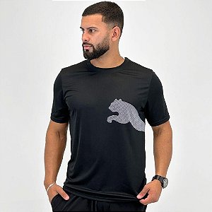 Camiseta Puma  Masculina Tad Big Logo - Preta 527207