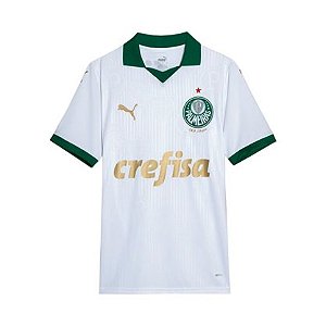 Camisa Puma Palmeiras Masculina Torcedor Away Jersey 24 - Branca