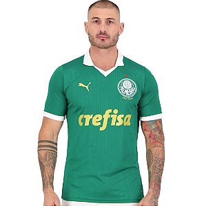 Camisa Puma Palmeiras  Masculina Torcedor Home Jersey 24  - Verde
