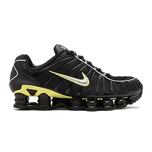 Tênis Masculino Nike Shox TL- Preto/amarelo CN0151